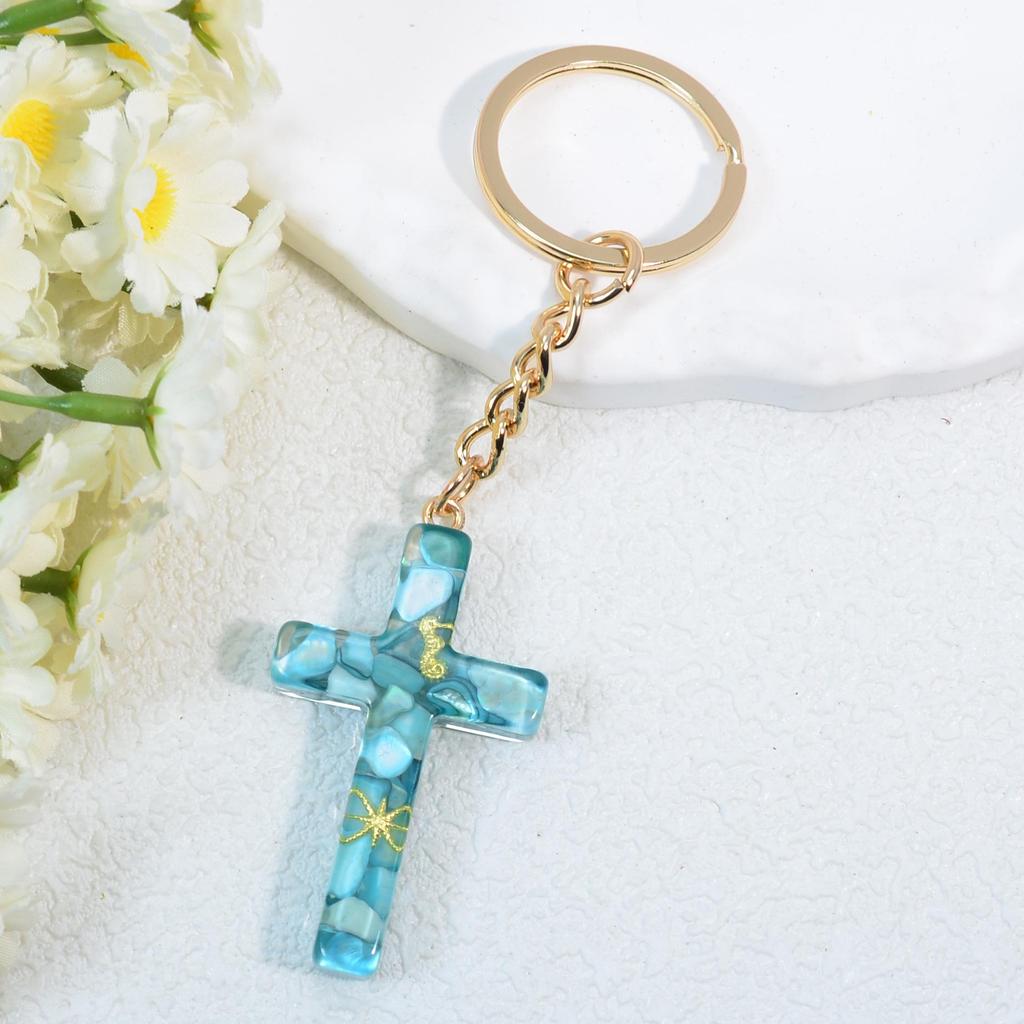 Starfish Pendant Keychain: Elegant Charm for Women's Bags