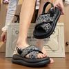 Internet celebrities thick-soled foreign style beach out Rome 2024 new new Chinese sports sandals female summer fairy wind wear