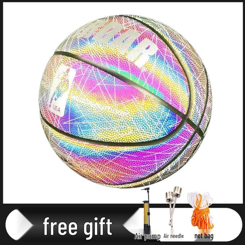 Sada Suede No. 7 Youth/Adult Indoor & Outdoor Basketball with Accessories