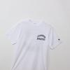 Champion Short Sleeve Crew Graphic Logo SHORT SLEEVE White T-Shirt, Neck, 100% Cotton, Print, T-SHIRT, Men's Basic, C3-B339, Men's,