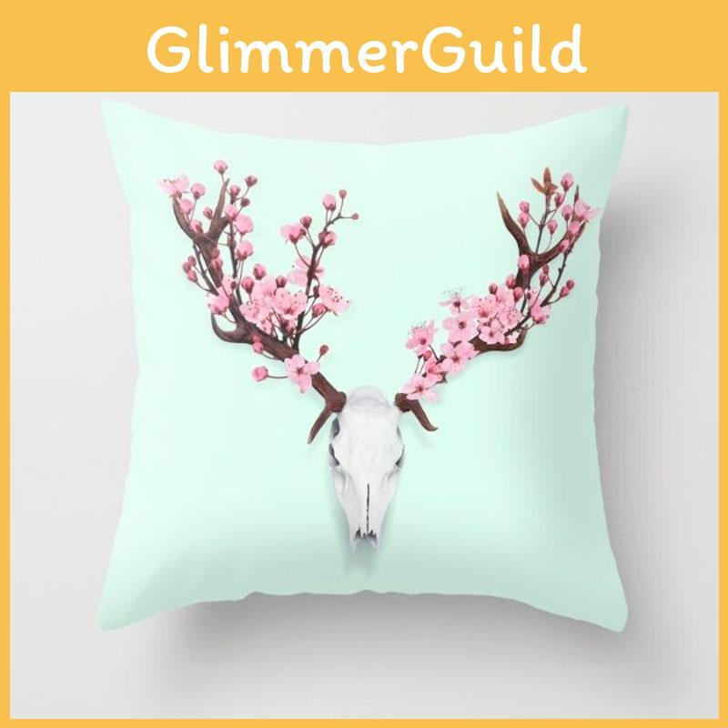 Cute Polyester Cartoon Animal Cushion Cover For Fun And Playful Home Decoration