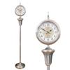 Antique Style Floor Clock Luxury Silent Standing Clocks Retro European Desk Clock for Living Room Decoration and Accessories