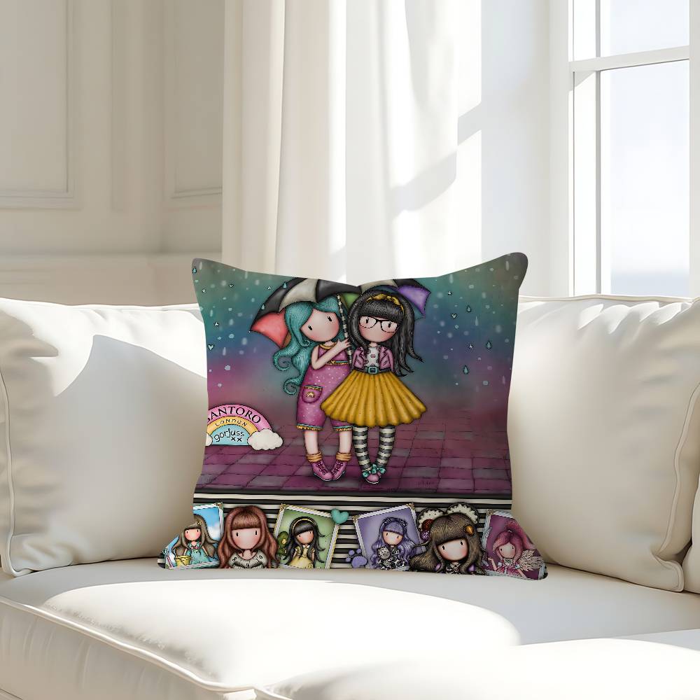 Niedliche G-Gorjusses S-Santoro Ahornblatt-Design Kissenbezug Fröhliche Herbsternte Deko Feiertagsdeko Kissenbezug