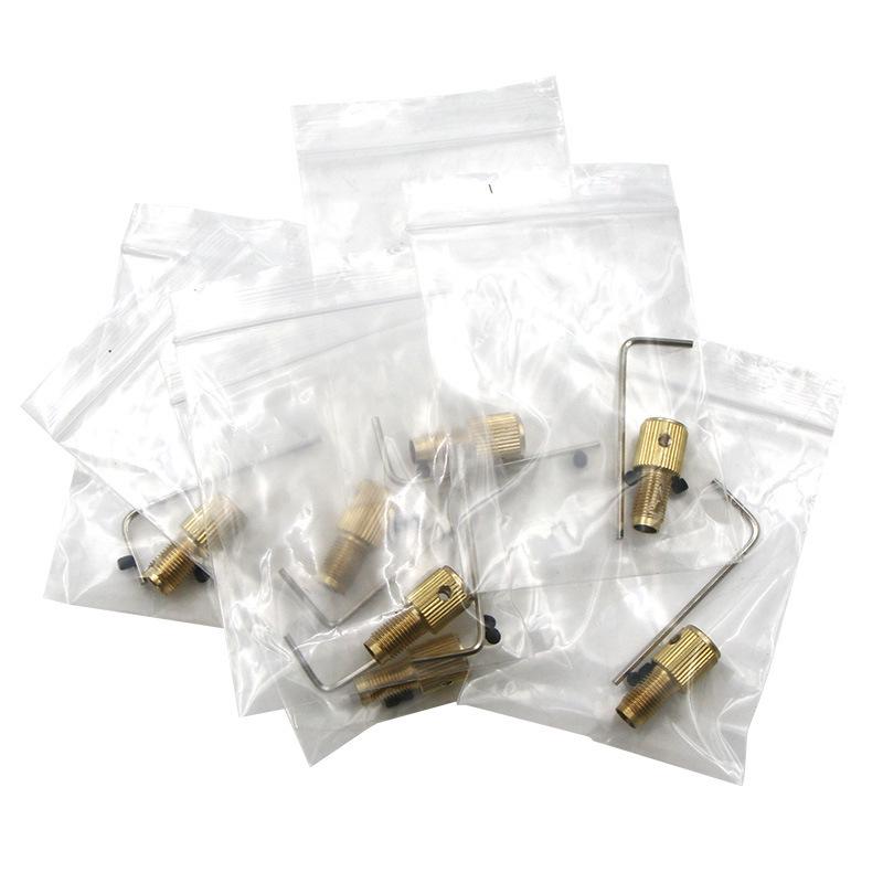Multi-Spec Copper Drill Chuck: Self-tightening M8/M7, Multi-purpose for Mini Electric Drill