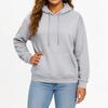 Casual Solid Color Hooded Sweatshirt with Pockets Long Sleeve Pullover Top for Women and Men Adult Fashion
