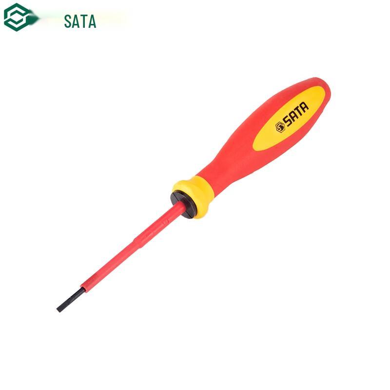 SATA G-Series Flathead Insulated Screwdriver 6.5x150mm