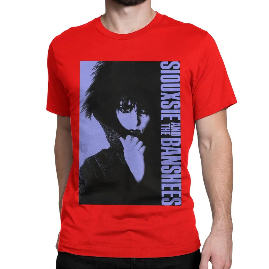Rock British Punk Music Hip Hop Gothic T Shirt Siouxsie And The Banshees 100% Cotton Tops Casual  Tee Shirt Summer T-Shirts