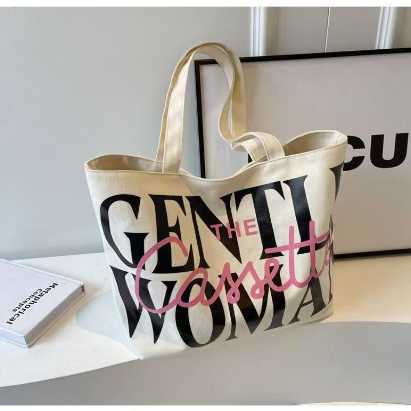 

Versatile commuter tutoring bag Large capacity letter tote bag Women s new Thai niche canvas bag