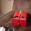 Empty Leather Gift Box for Holidays - Luxury Storage Box for Nuts, Candy, Jewelry - Christmas New Year Festival Present
