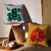 Simple And Natural Floral Restaurant Decor Pillow Case Sofa Living Room Bedroom Headboard Backrest Cushion Square Cushion