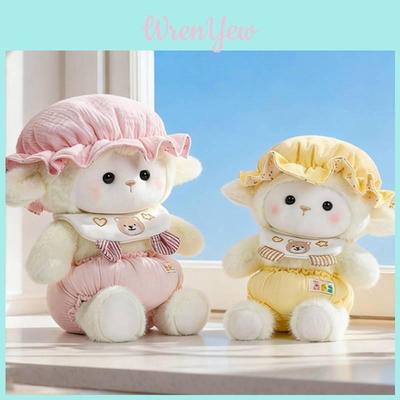 Sleep Hat Baby Sheep Plush Toy With Pp Cotton Filling For Kids Bedtime Comfort Gift For Children