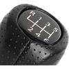 Black PU Leather 6 Speed Shift Knob for BMW E36 E46 M3 Z4 3.0 E90 E91 E92 M5 E39