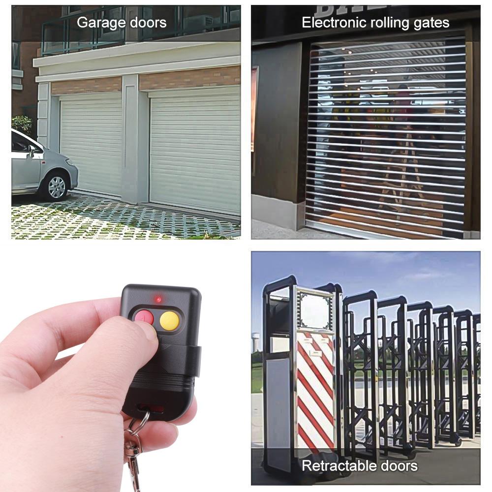 433MHz 330MHz  2 Keys RF Wireless Remote Control 8 Dip Switch Auto Gate For Gate Garage Door Opener Universal Remote Control