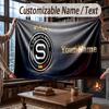 Custom Name Flannel Throw Blanket Sparta Prague Pattern Warm Home Decoration