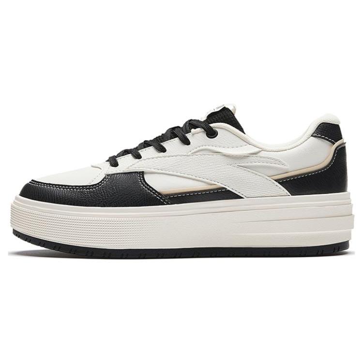 

New Anta Cushioning Wear Resistant Low Top Skateboard Shoes Women s White Black 922348013-1 38