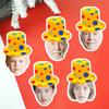 20pcs  Halloween Customizable Clown Hat Pattern Stickers Boys' and Girls Birthday Parties Cute Stickers Decoration