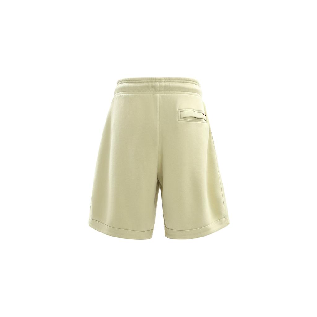 Jordan Flight Logo Label Mid-Waist Drawstring Shorts Men Bottoms Celadon CN3822-354