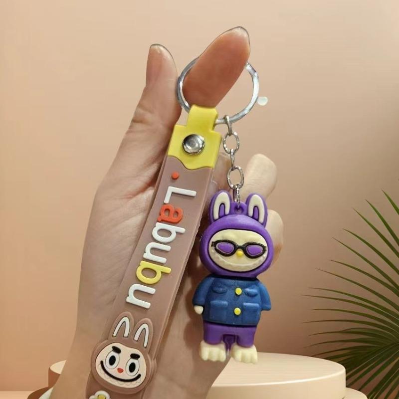 Kreativ Tecknad Kattmodell Rabub Nyckelring Litet Får Hänge Student Skolväska Hänge Liten Gåva