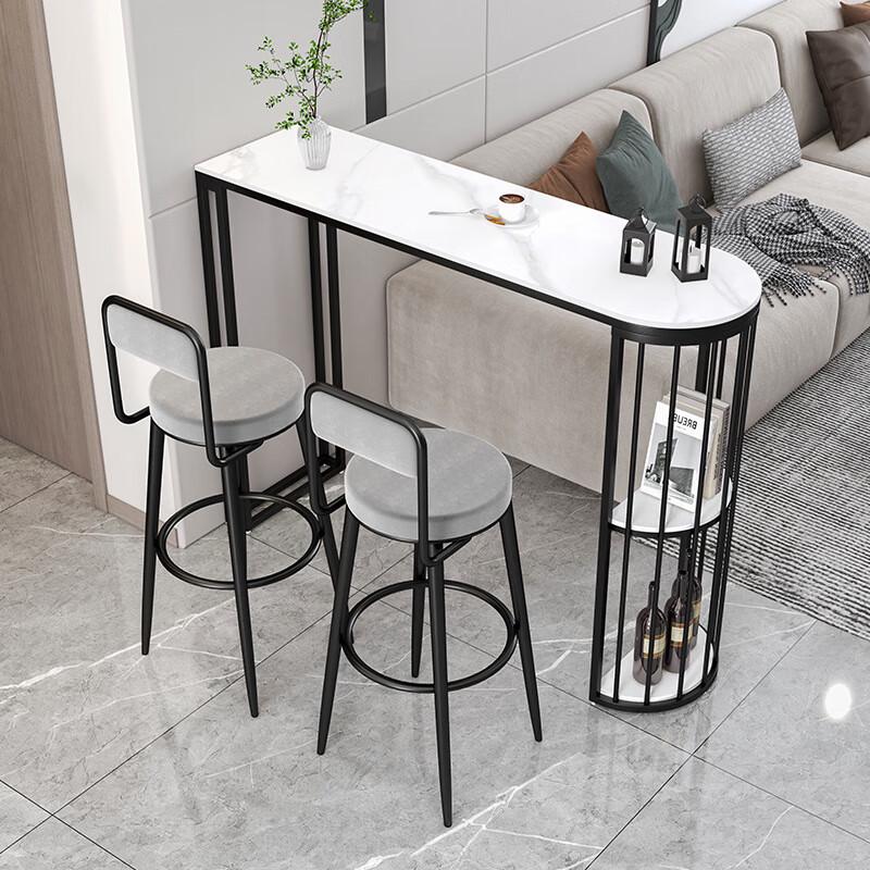 OEING Modern Rock Slab Dining Table Set