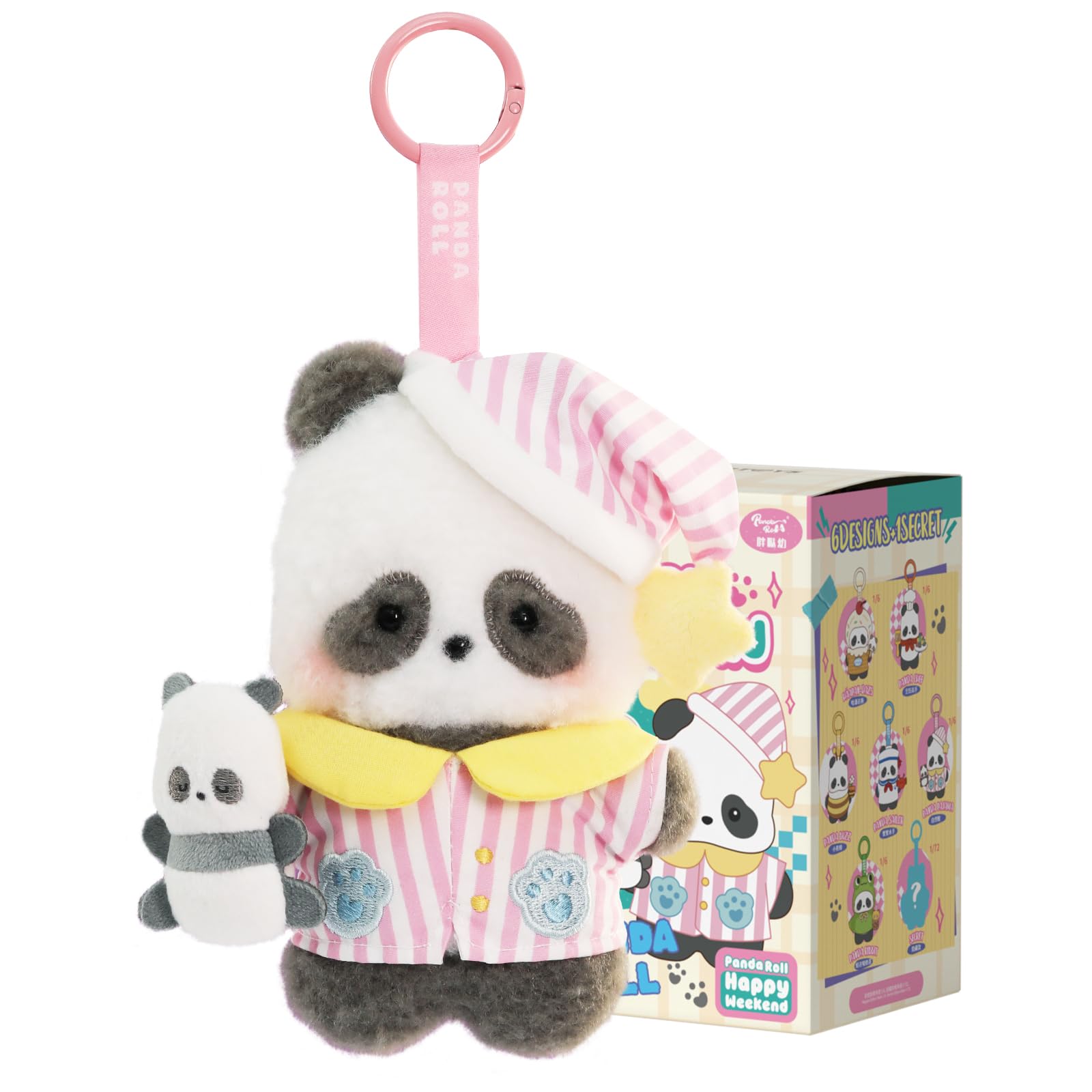 

52TOYS BLINDBOX PANDAROLL Серия «Счастливые выходные» Плюшевая фигурка-сюрприз Гачапон Коллекционная игрушка, Предварительно окрашенная, Идеально для коллекционеров, Дней рождений и