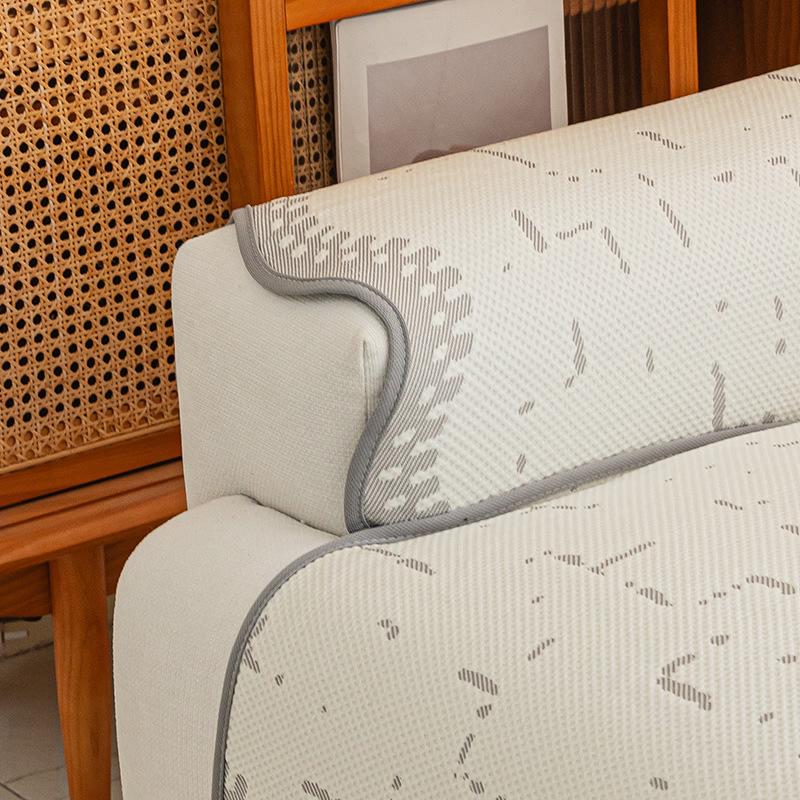 Cool Doudou Sofa Cushion Summer Ice Silk High-End Sofa Mat Cushion  New Summer Cool Seat Cushion Cover