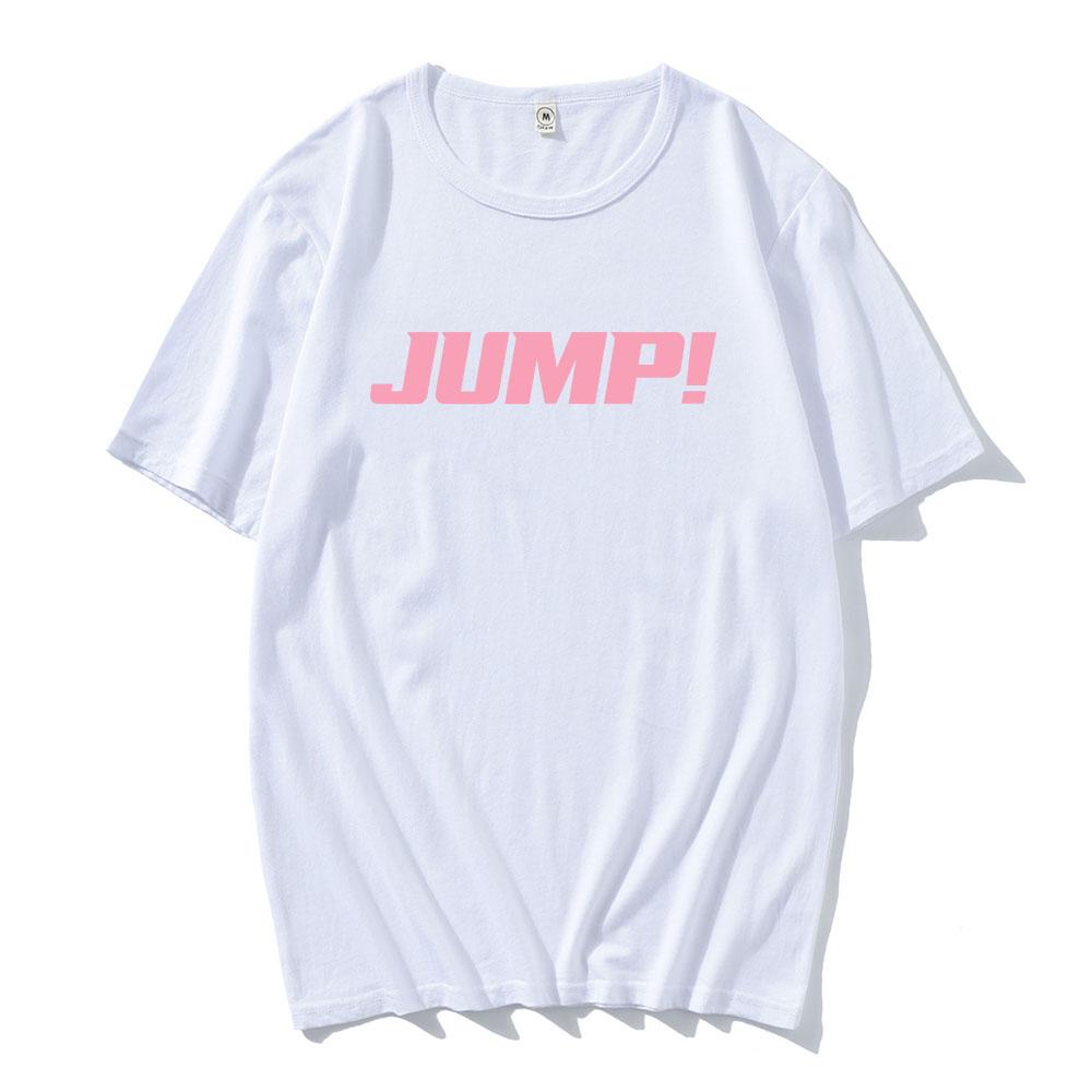 Jump Single Graphic 2025 T-shirt Band and Pink Korean Girls' Band Tshirts Fashion Short Sleeve T Shirt Women Clothing