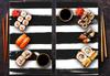 Szklana Płyta Ochronna Na Kuchenkę 2x30x52 Paski