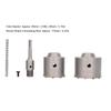 5pcs 65mm 80mm Wall Drill Bit YG8 Alloy Masonry Hole Saw Durable Cement Hole Saw  For Masonry