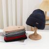 New Korean Knitted Hat for Men In Autumn and Winter Versatile Warm Ear Protection  Thickened Wool Plus Velvet Hat