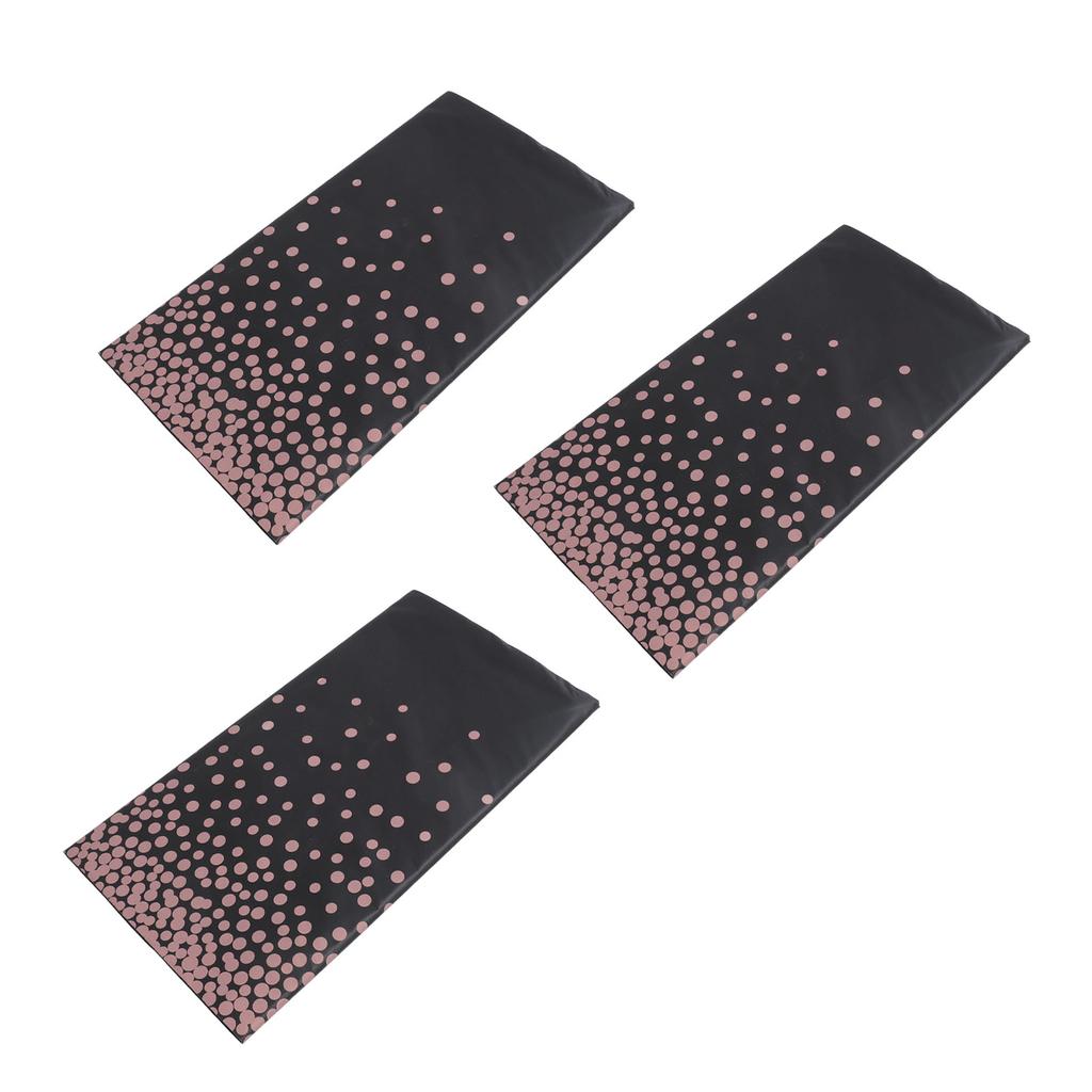 3pcs Plastic Tablecloth Waterproof Oil Proof Reusable Table Cover Rectangle Dot Pattern Table Cloth for Banquets Picnics Party