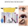 Eyelashes Grafting Tool Set Eyelash Extension Glue Tweezer False Eyelash Kit (8mm+8mm)