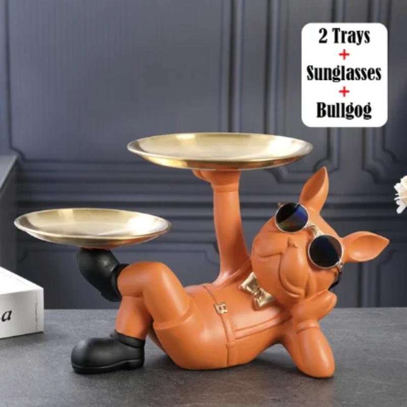Buldočí figurky zvířat Cool Dog Socha Socha Obývací pracovna Výzdoba ložnice Dekorace interiéru Doplňky interiéru