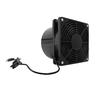 Solar Propelled Ventilation Fan ABS Plastic Detachable Plan Exemplary For Greenhouses Hydroponics Offices