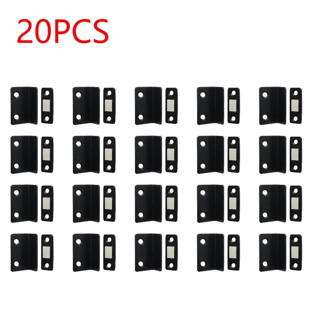 20-1 Stück Starker Türschließer Tür-Magnet Möbel Schrank Schrank Magnetischer Türfang Riegel Stanzfrei Schranktürschließer