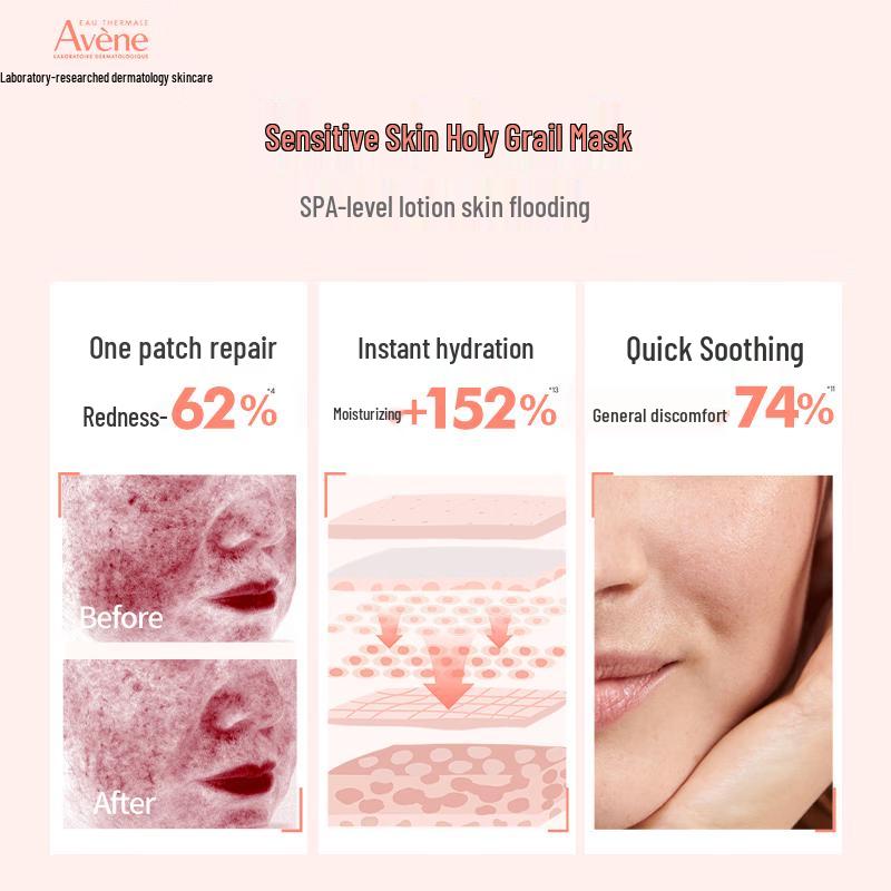 Avene Expert Hydratační a obnovující plátýnková maska (5ks)