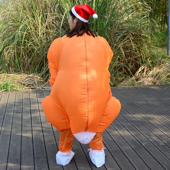 Thanksgiving Day Inflatable Turkey Shape Cosplay Party Costume Photography Prop