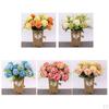 Aritificial Flowers 9 Head Bouquet Decorations