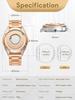 EUTOUR Couple's Magnetic Watch, Men's Unisex Metal Multifunction Fashion Sports Quartz Watch