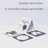 Aipinqi Baby Visuelle Stimulation und Früherziehungskarten für Neugeborene