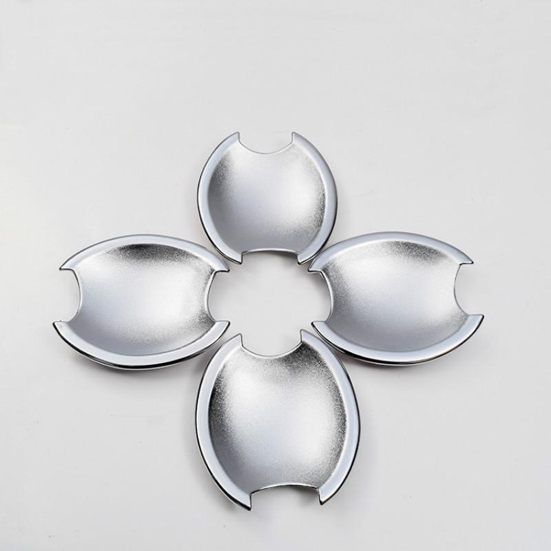 Car Decoration Door Bowl Handle Cover For Nissan Sentra B16 2007-2011 Cars Accessories Exterior Styling Carbon Fiber Chrome