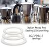 1 Pcs Replacement Gasket Seal For Coffee Espresso Moka Stove Pot Top Silicone Rubber Coffee Makers Replacenent Part