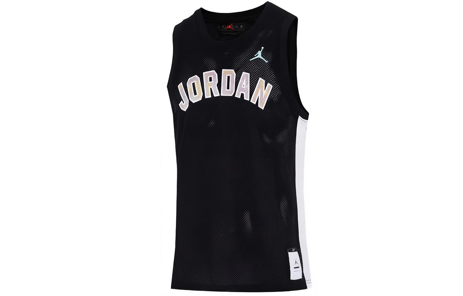 Спортивная баскетбольная майка Jordan для мужчин, черная, DM1875-010 S