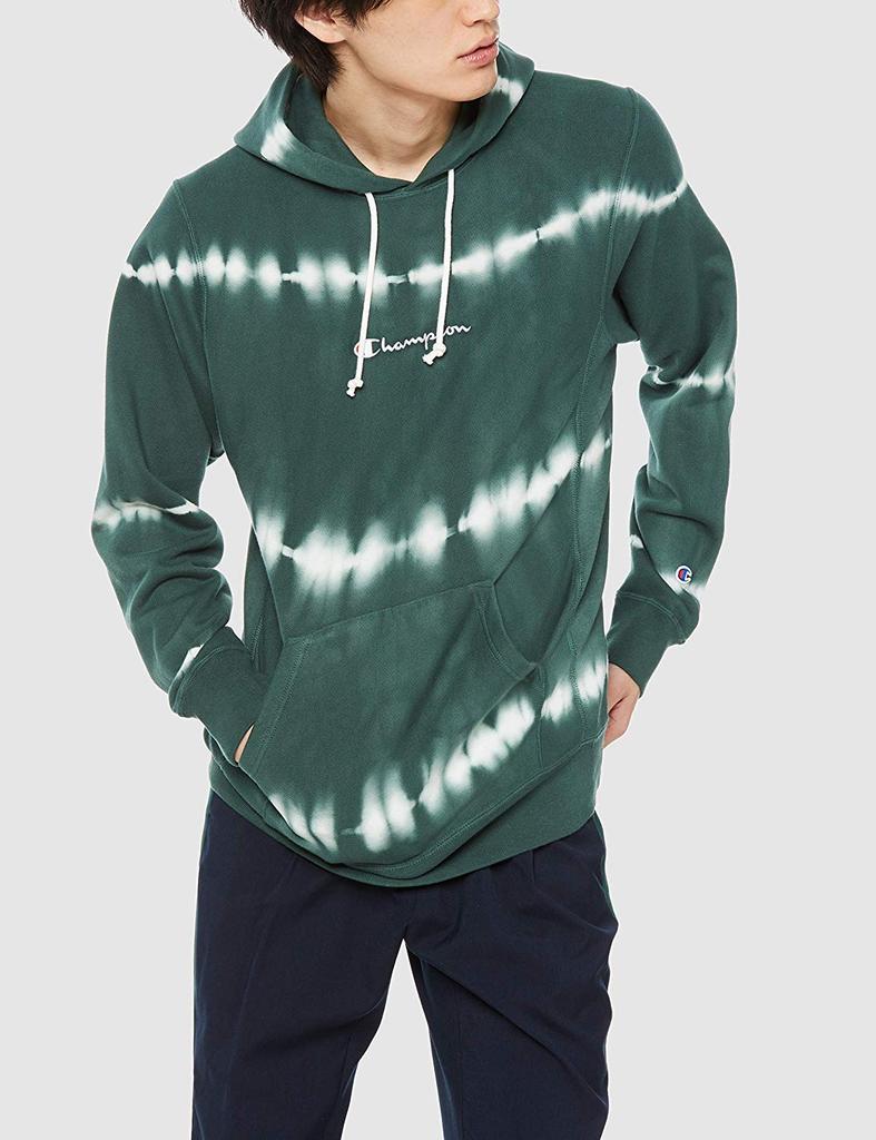 Champion Reverse Weave Pullover Dark Size M Sweatshirt, Men's, Green, (C3-Q112)