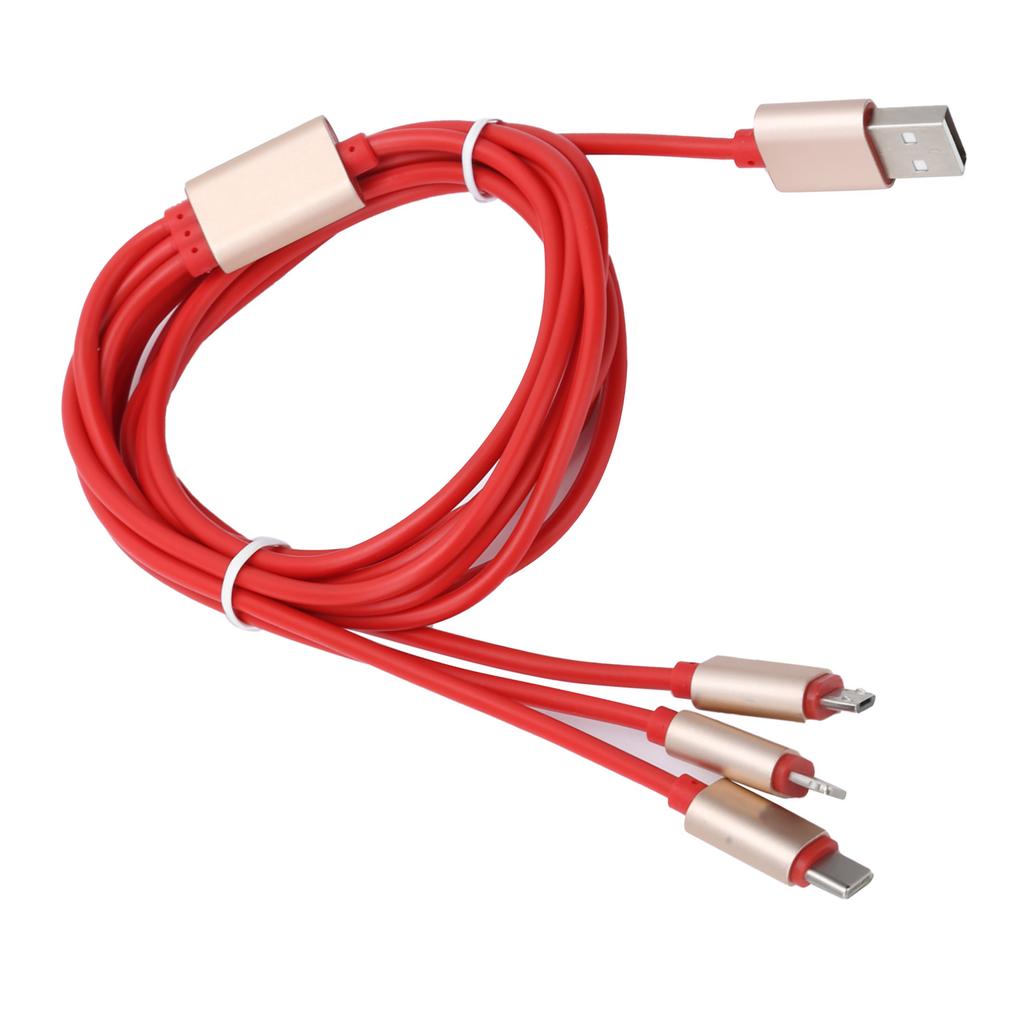 3 in 1 Fast Charging Cable Multi Charger Cord Connector for PhoneTabletMusic Player