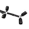 Adjustable Black SM Hand and Foot SM Doggy Shackles Back-to-Back Restraints, Restraints, Restraints, Belt, Style, Restraints, (Black)