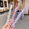 10pcs Children Weaving Headwear Women Girls Headdress Flower Hairpin Crystal Diamond Hair Clip Simple Snap Clip Hair Accessory