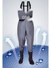 Heavy-Duty Waterproof Overalls: Thick, Wear-Resistant Half-Body Waders for Aquaculture.