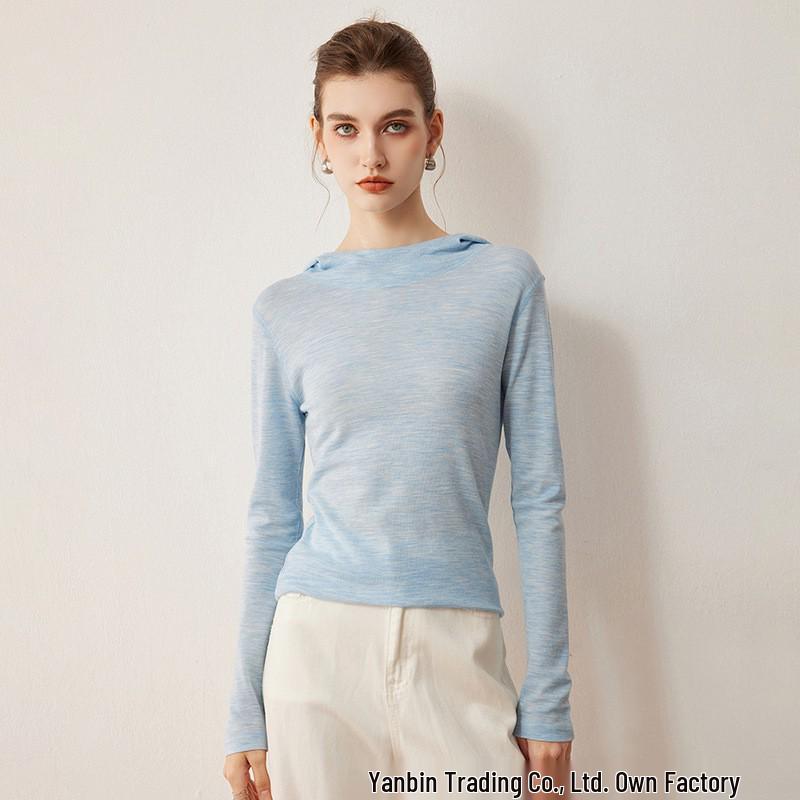 Women's High-Quality Imitation Wool Base Layer Hoodie for Autumn/Winter