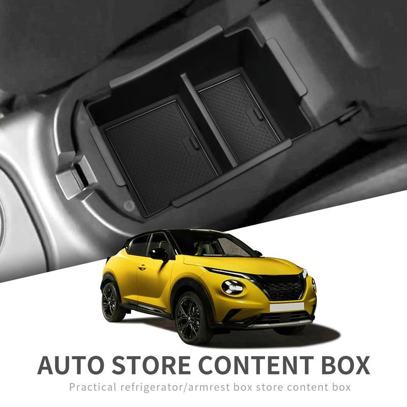 For Nissan Juke 2020-2025 Center Console Armrest Storage Box Tray Car Organizer Stowing Tidying Accessories