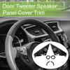Door Tweeter Speaker Panel Trim Interior Door Sound  Trim Windproof Speaker Panel Pair for Automotive  Application